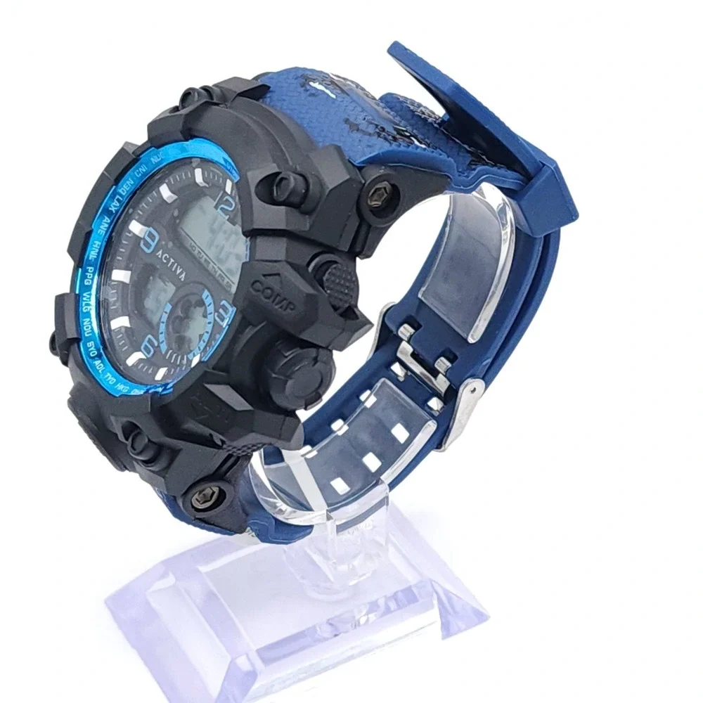 Activa Invicta Blue Camo Digital Sport Watch 54mm Men - Picture 10 of 17